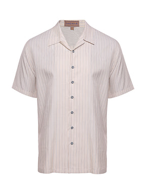 STRIPPED GIZA-COTTON SHIRT