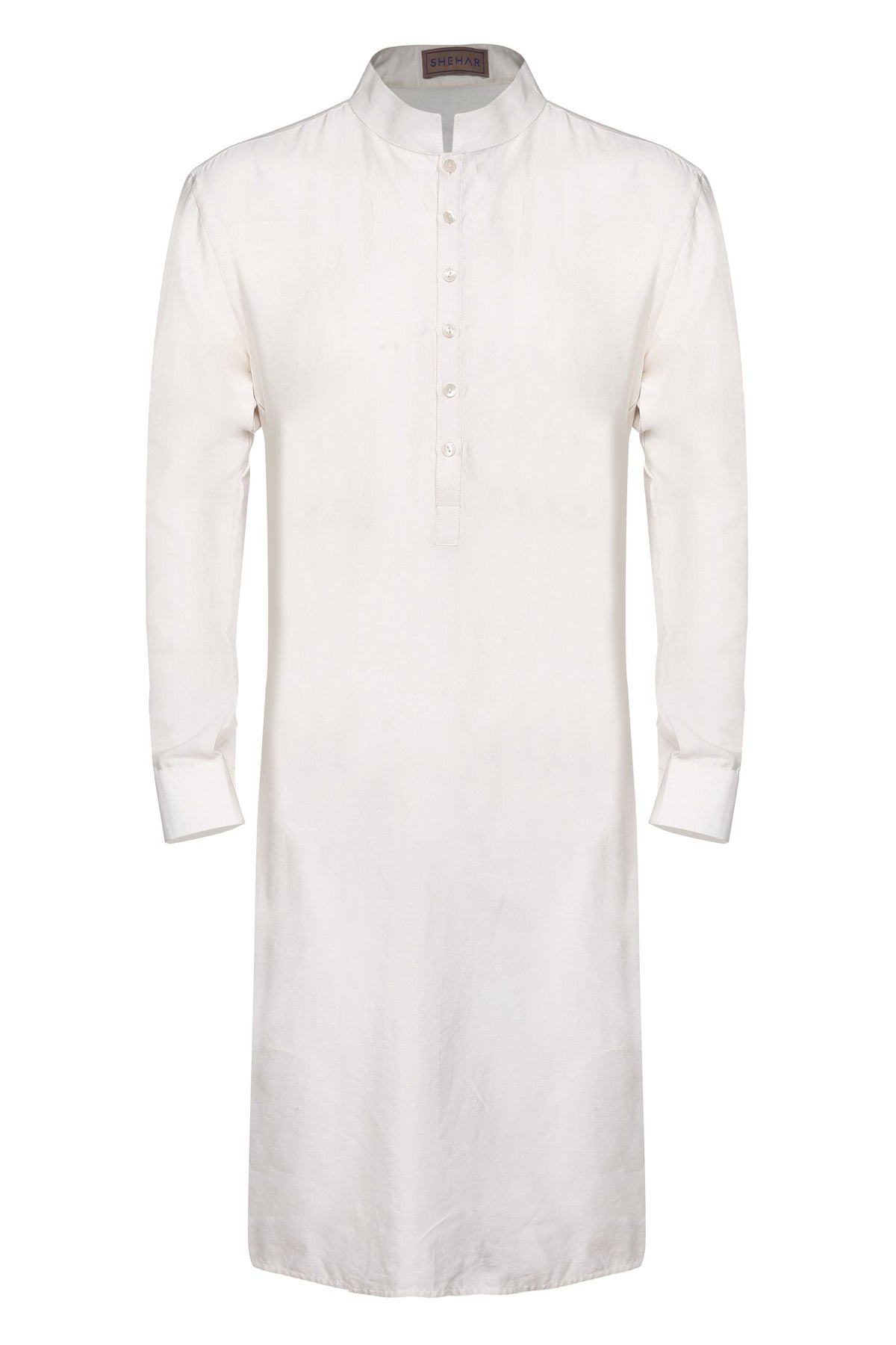 IVORY CHANDERI SATIN CLASSIC KURTA